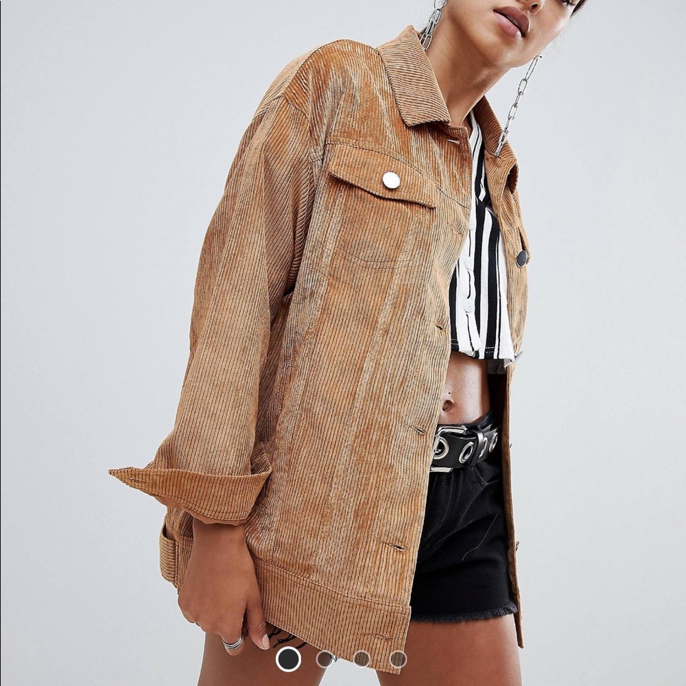 LOWEST 💵 NWT Missguided corduroy trucker jacket